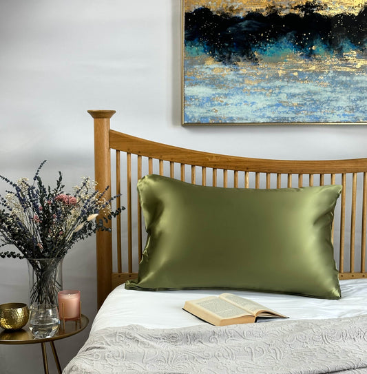 Silk Pillowcase - Avocado