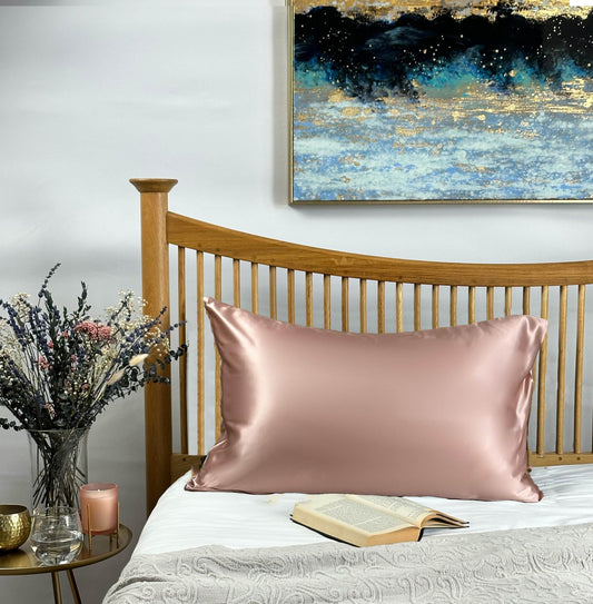 Silk Pillowcase - Dark Pink