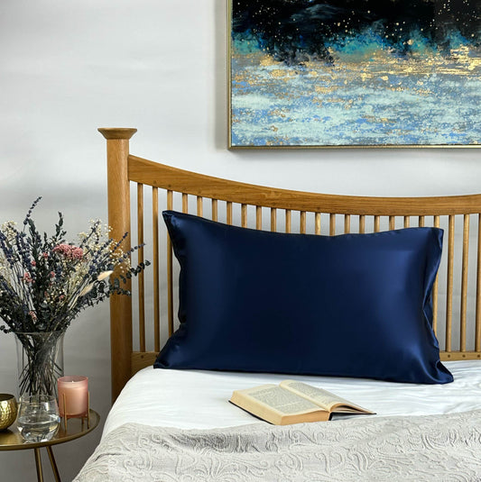 Silk Pillowcase - Navy